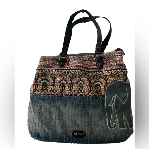 Sakroots Handbags - Sakroots boho bag with elephant design